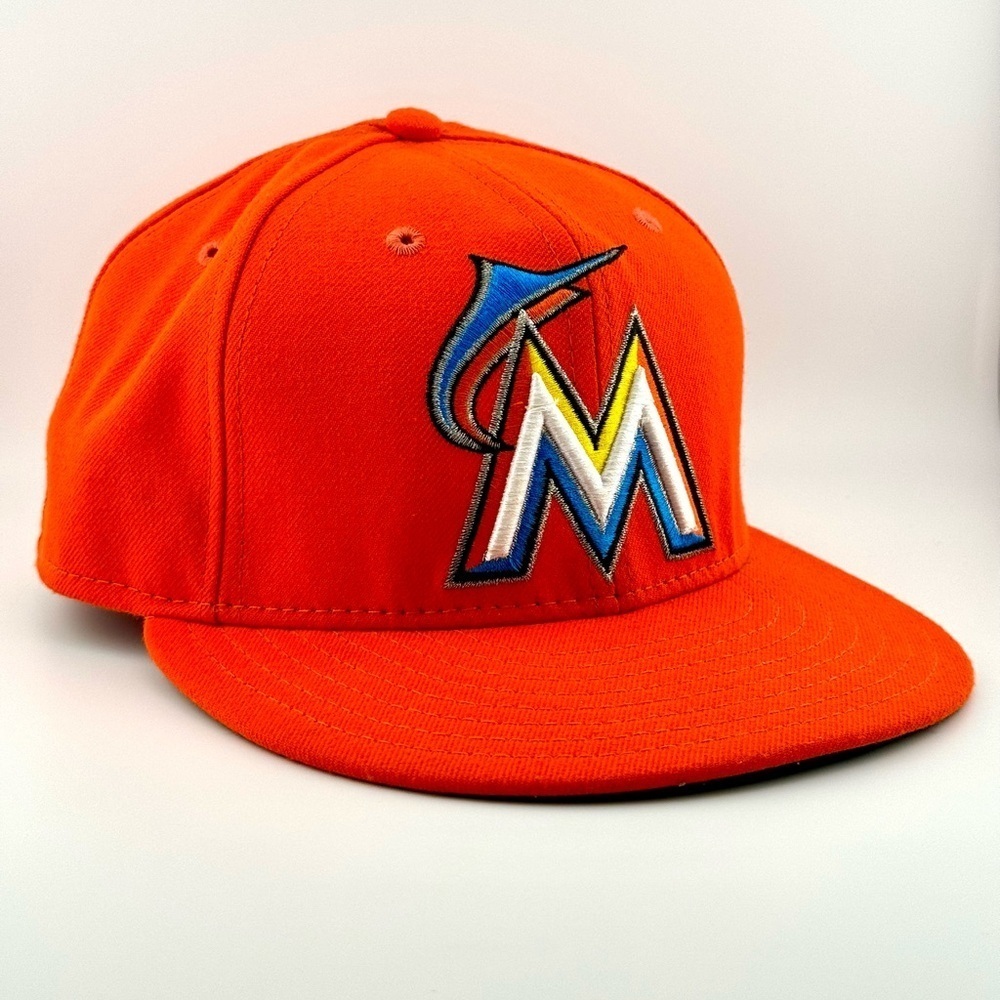 Miami Marlins Baseball New Era 59Fifty Cap/hat Size 7 1/8 Great condition! - Picture 11 of 16